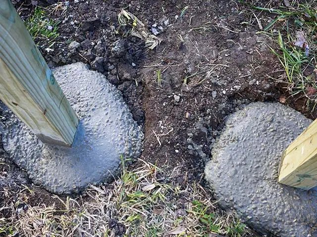 Pfosten-betonieren Pfosten-betonieren