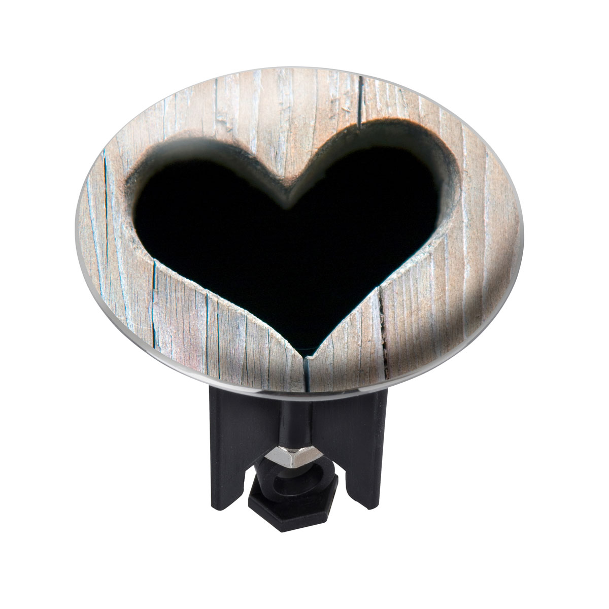 Wenko Tappo vasca bagno Pluggy XXL Shell Heart