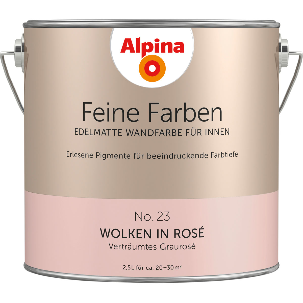 Alpina Feine Farben Wolken in Rose 2,5 L