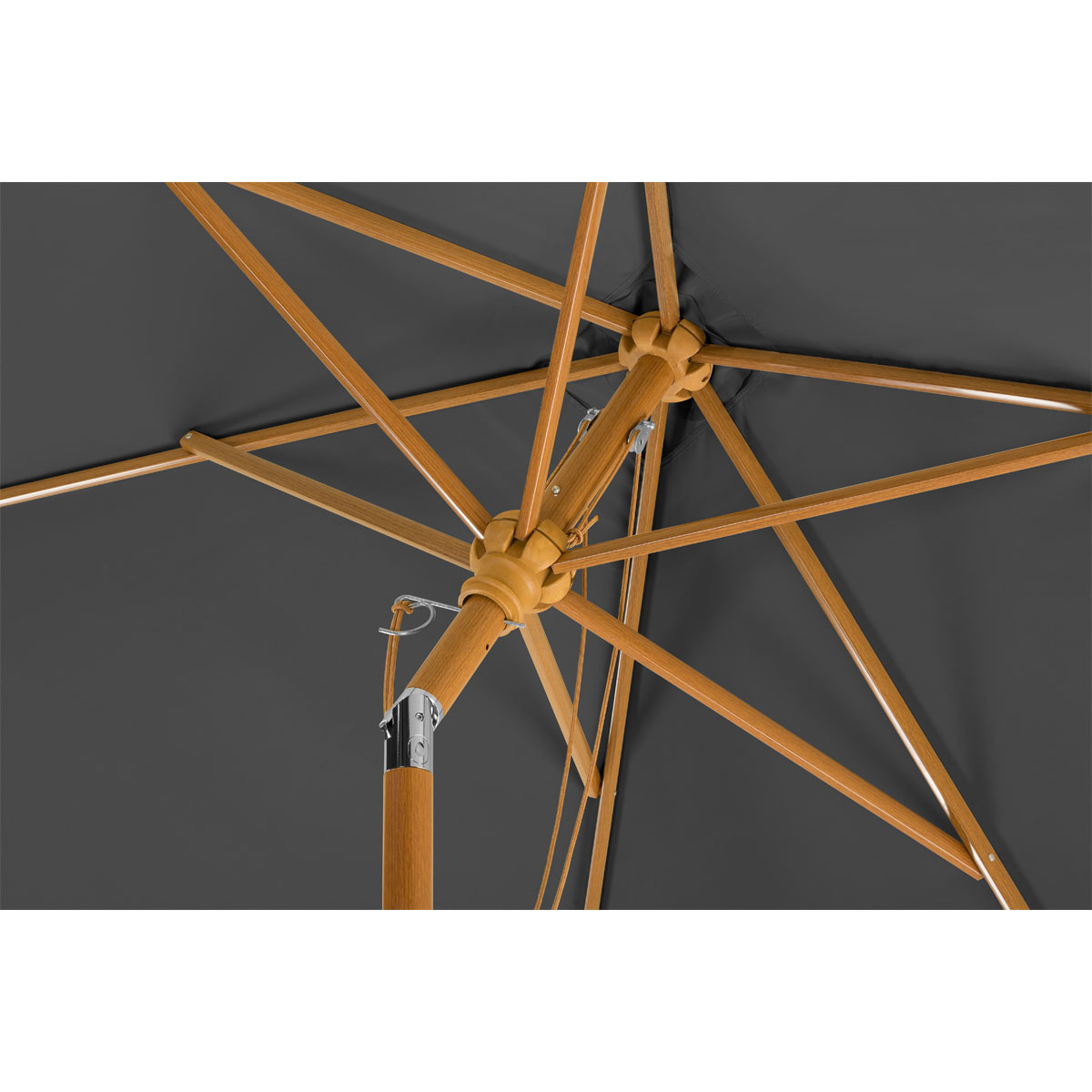 Schneider Schirme Sonnenschirm Malaga 300 x 200 cm anthrazit | anthrazit |  39653